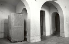 historické foto interiéru kostela