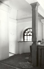 historické foto interiéru kostela