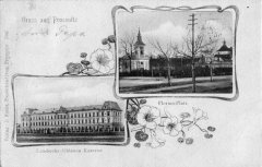 kaple na dobové pohlednici