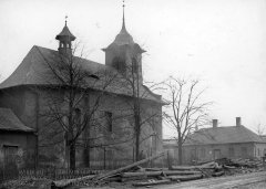 historické foto kostela