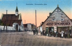 kaple na dobové pohlednici