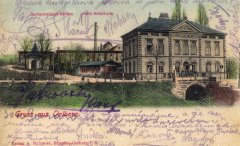 dobová pohlednice s kaplí u pivovaru