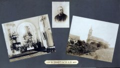starší foto kostela a jeho interiéru