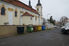oprava ohradní zdi okolo kostela