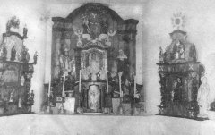 historické foto interiéru původní kaple