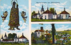 dobová pohlednice s motivem poutního areálu