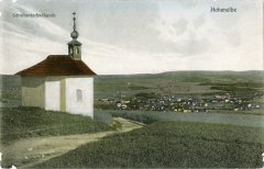 kaple na dobové pohlednici