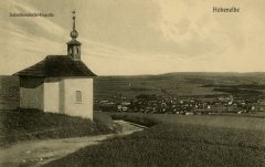 dobová pohlednice s kaplí