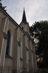 pohled na levou stěnu zezadu