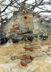 detail štítu