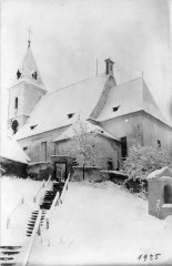 starší foto kapličky a kostela