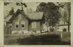 historické foto původní kaple (vpravo)