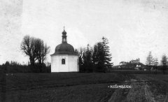 dobová pohlednice s kaplí