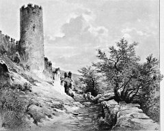 kresba kapličky – malíř Antonín Lewý