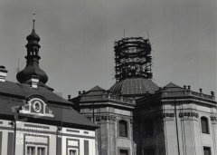 dostavba kopule kostela