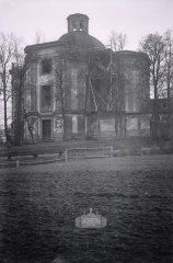 kostel po prvním zřícení kopule, foto Ing. arch. Hanuš Zápal