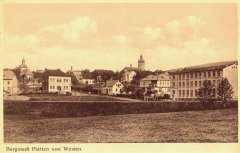 historické foto kaple (vlevo)