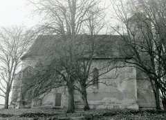 starší foto kostela - pohled zleva