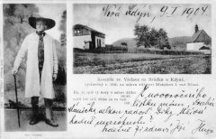 kaple na dobové pohlednici