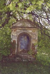 kaplička před opravou