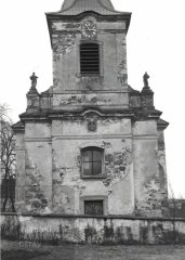 starší foto kostela - průčelí