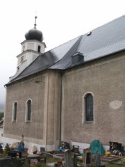 pohled na pravou stěnu zezadu