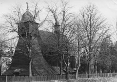 historické foto původního kostela
