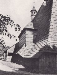historické foto původního kostela