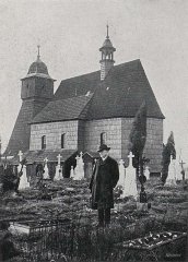 historické foto původního kostela