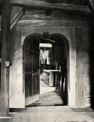 historické foto interiéru původního kostela