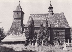 historické foto původního kostela