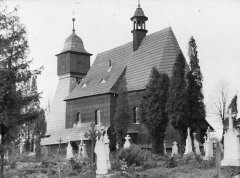 historické foto původního kostela