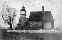historické foto původního kostela