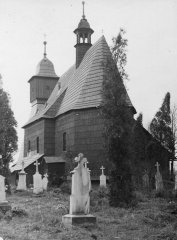 historické foto původního kostela