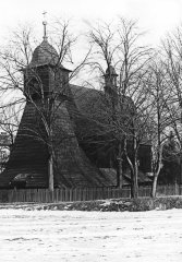 historické foto původního kostela