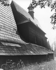 historické foto původního kostela