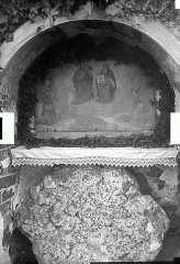 historické foto interiéru původní kapličky