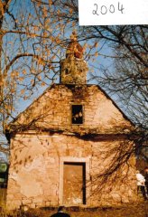 kaple před opravou - průčelí