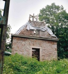 renovace kaple - pohled zepředu