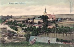 starší foto kaple (vpravo od kostela)