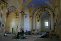 oprava interiéru kostela