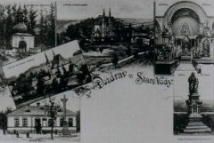 dobová pohlednice s kaplí