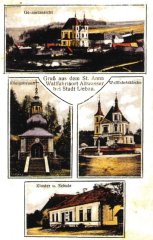 dobová pohlednice s kaplí
