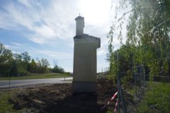 kaple na novém místě - pohled zezadu zprava