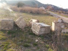 pohled na trosky kapličky