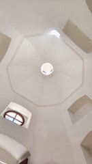 pohled do kopule kaple