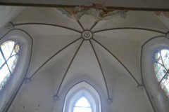 pohled do interiéru - klenba