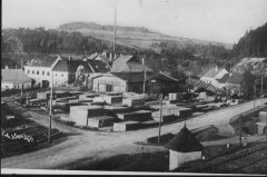historické foto kaple (vpravo dole)
