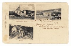 hrobka v ambitu vpravo od kostela