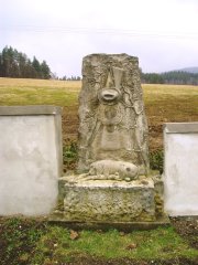 náhrobek myslivce